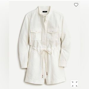 NWT J. Crew romper size 8, cream colored